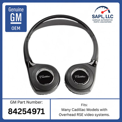 OEM 2015-2020 Escalade & ESV Audio Wireless Digital Headphones GM