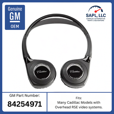 OEM 2015-2020 Escalade & ESV Audio Wireless Digital Headphones GM