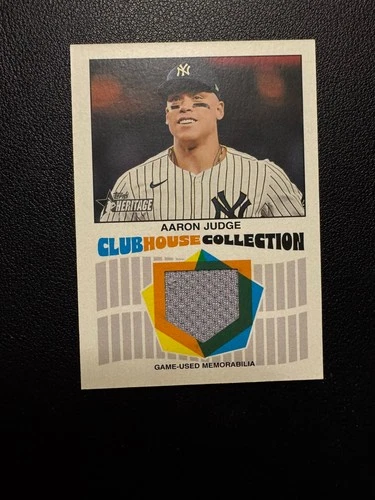 RELIC Aaron Judge #CCR-AJ - 2026 Topps Heritage MLB Baseball Card