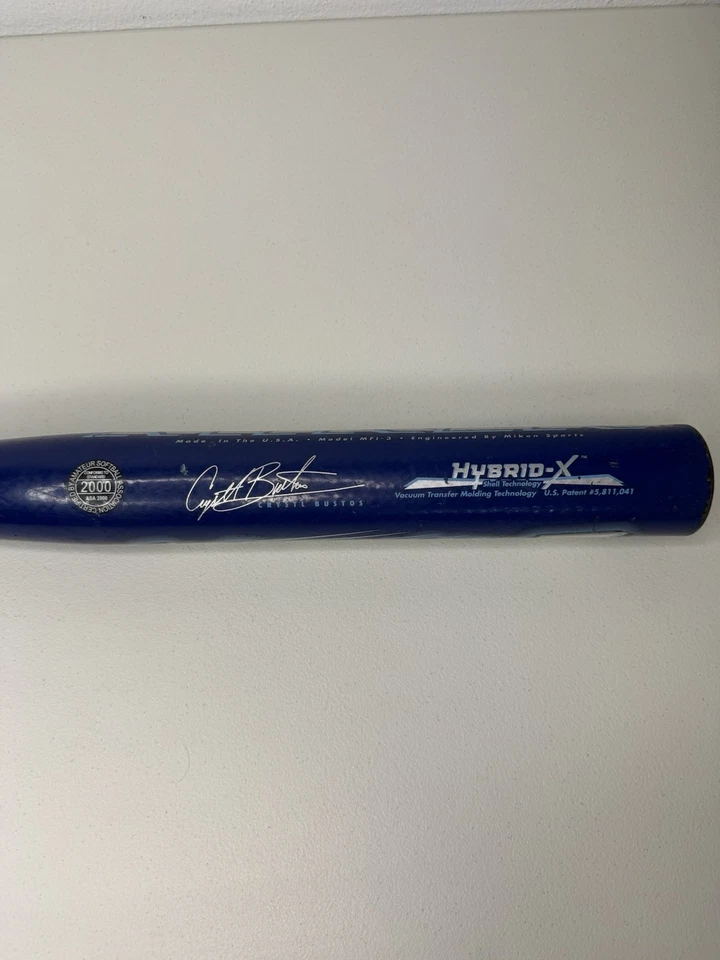 РЕДКАЯ композитная софтбольная бита Miken Intensit-E 32 дюйма 23 унции модель MFI-3 сделано в США - Изображение 3 из 4