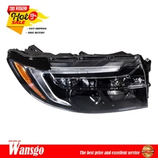 For Honda Ridgeline 2021-2025 Projector RH Side Headlight LED 5-Pin Plug Clear