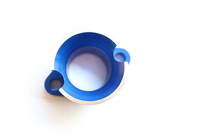 CNC Alloy Velocity Stack Funnel Venturi Fit Marine Engine RCMK Zenoah G260 Blue