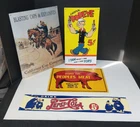 Vintage Metal Advertising Sign Motor Oil Soda Pop Gas