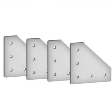 4pcs Aluminum 5 Hole L Joining Plate Connector for 3030 Aluminum Extrusion