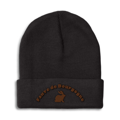 Beanies for Men Fauve De Bourgogne Winter Hats for Women Acrylic Skull Cap