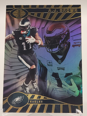 2024 ILLUSIONS A.J. BROWN PREMIUM HOBBY BOX BASE FOOTBALL CARD EAGLES NFL 71 aj