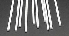 Plastruct .080 x .100 Rectangular Rods Styrene 10  90765 x