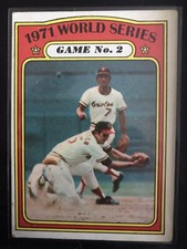 1972 Topps #224 1971 World Series Game No. 2