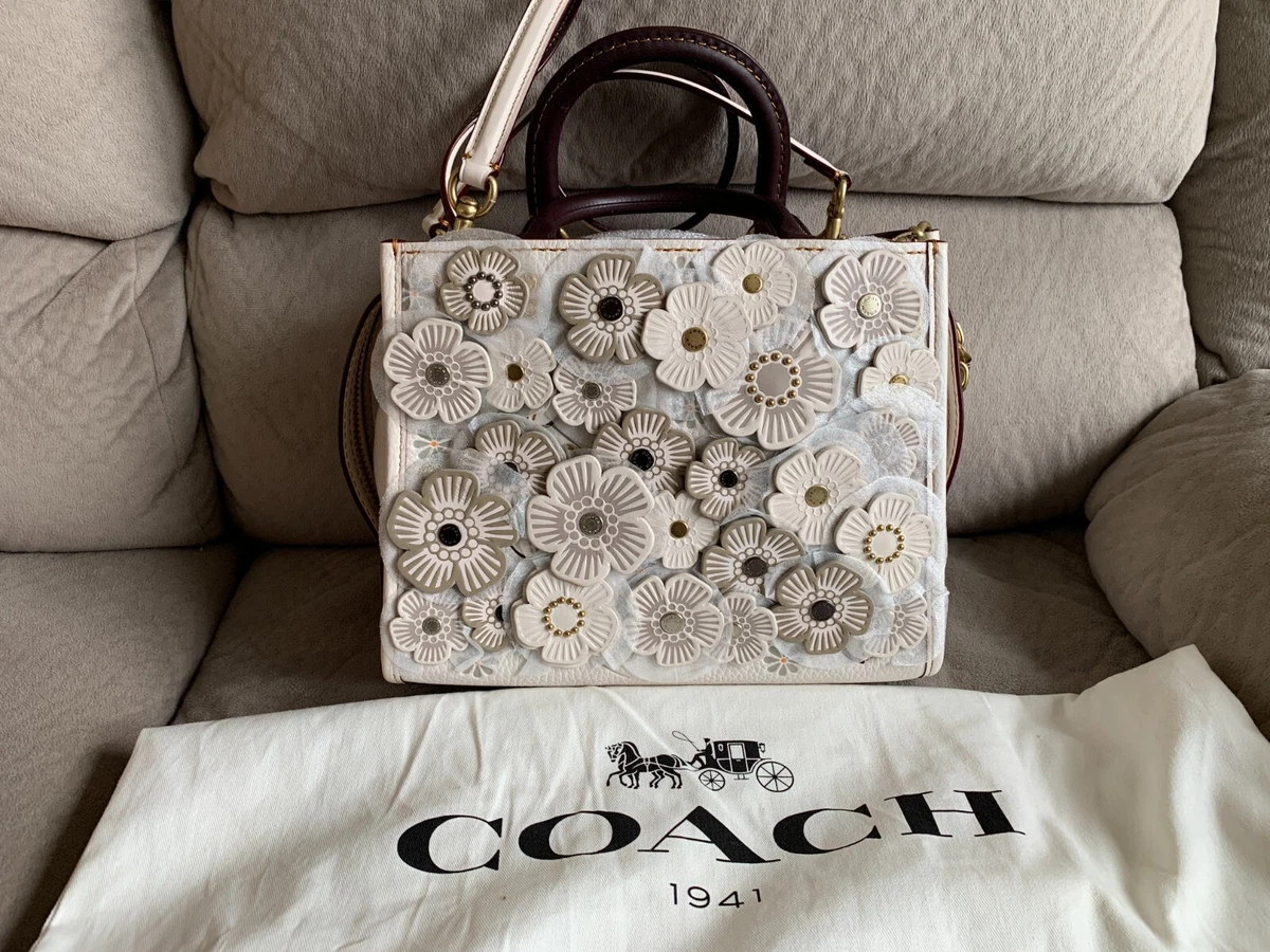 Coach Rogue Satchel/Top Handle Bag Floral Bags & Handbags for 