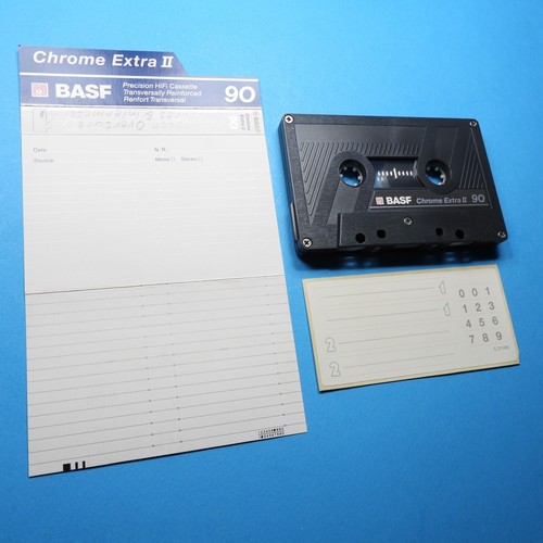 🍒 1x BASF Chrome Extra II 90 * IEC II Type 2 * Cassette Kassette кассета * 1990 - Picture 4 of 4