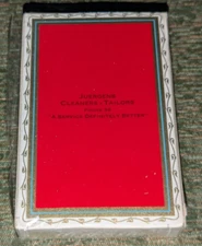 Vintage Juergens Cleaners Tailors Playing Cards Deck