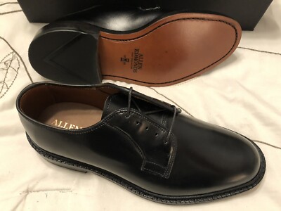 Allen Edmonds Leeds 2.0 Black Size 11 9D Vintage Allen Edmonds Leeds Plain Toe Leather Shoes Black  main image 2