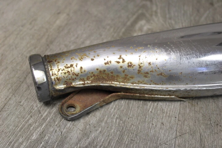 60 61 62 63 Honda Dream CA77 CA72 TUBO DE ESCAPE DERECHO SILENCIADOR BOTE DESLIZABLE Foto 4 de 4