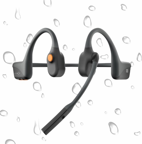AfterShokz OpenComm Bone Conduction Stereo Bluetooth Headset - Slate Gray READ - Photo 2 sur 4