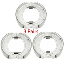 3 Pairs Rear Brake Shoes For 1985-1987 Honda ATC 250 ES Big Red ATC 250 SX