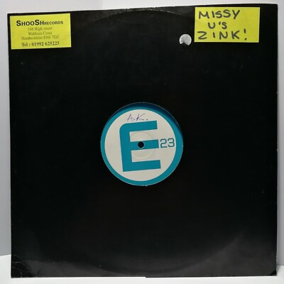 DJ Zinc vs Missy Elliott / Jammin'    E 23 Lick Shots / Point 23 12'' Vinyl UKG 