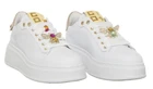 GIO + PIA318A SNEAKERS SHOES WOMEN LACES LACES LEATHER COMBI WHITE GOLD