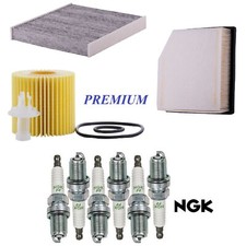 Tune Up Kit Air Cabin Oil Filters Spark Plugs For LEXUS RC300 L4 2.0L 2018-2024