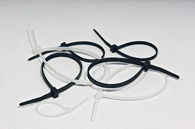 14'' Standard Cable Ties (50 lb) Natural - 1000 pieces