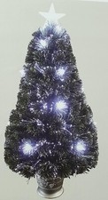 Fibre Optic Christmas Tree with multi Colour/White LED - XMAS Decoration 3feet