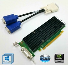 Windows 10 Low-Profile Dual VGA Monitor Video Card Dell OptiPlex 330 360 960 980