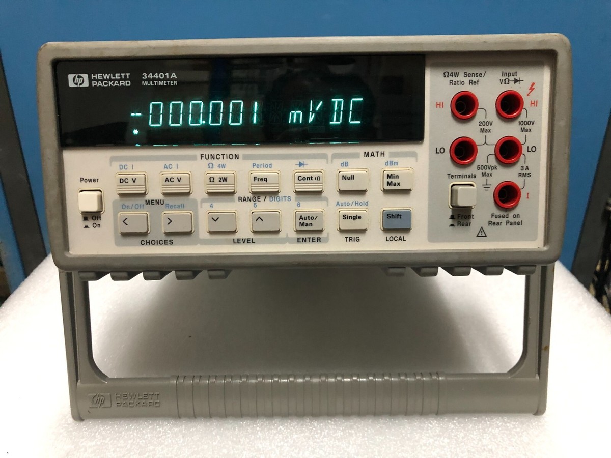 HP/Agilent 34401A 6½ Digit Digital Multimeter | eBay