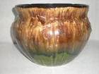 10" Vintage Majolica JARDINIERE RRP Co ROSEVILLE POTTERY