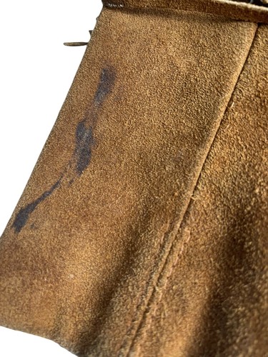 Vintage 80er Jahre braune Wildleder Leder Fransen Damen Jacke Ms Pioneer Gr. 14 - Bild 5 von 11