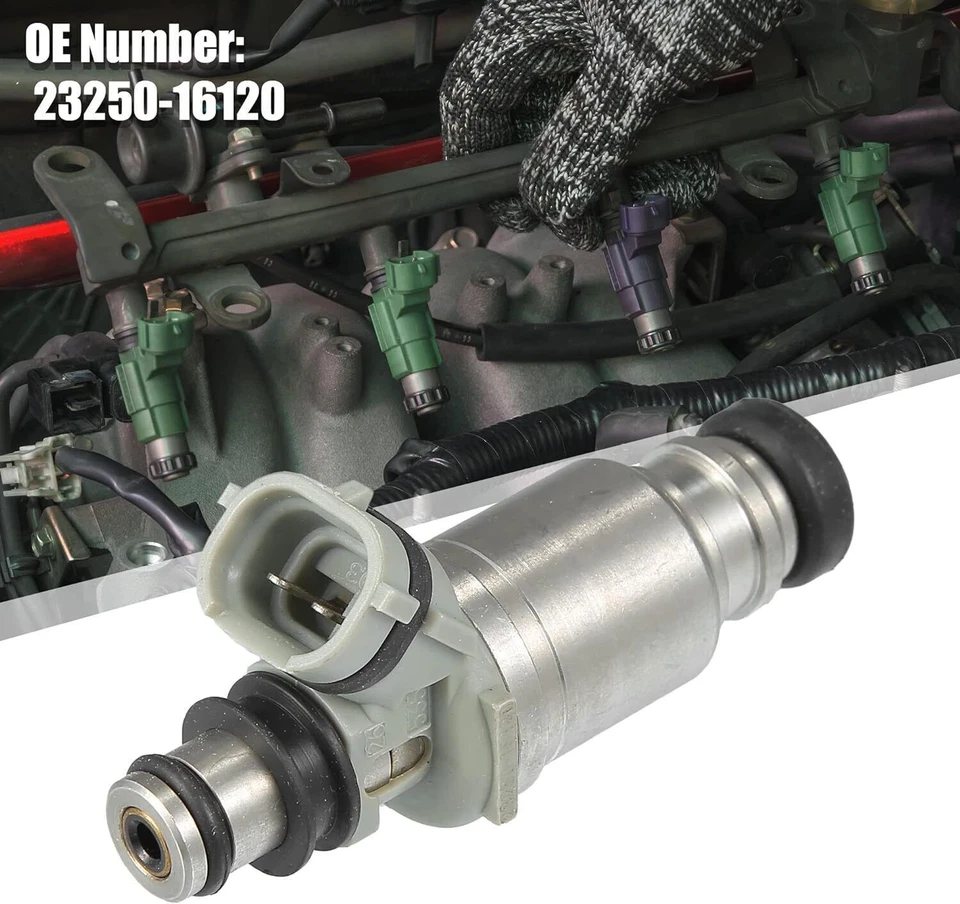 Conjunto de injetores de combustível para 1989-1992 Toyota Corolla 1.6L I4 1990 1991 1.6 4x - Imagem 3 de 4