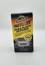 Armor All OUTLAST TRIM & PLASTIC RESTORER Restores Protect Plastic Vinyl Rubber