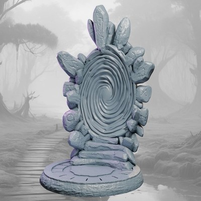 The Arcane Rift Scenic Base | Black Bird Miniatures | Micro Realm | 75mm