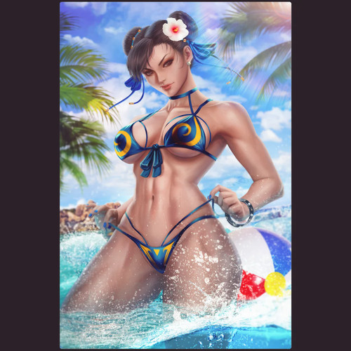 Street Fighter Scifi Fantasy Special #1 (Chun-Li) Metal Print - Picture 7 of 8