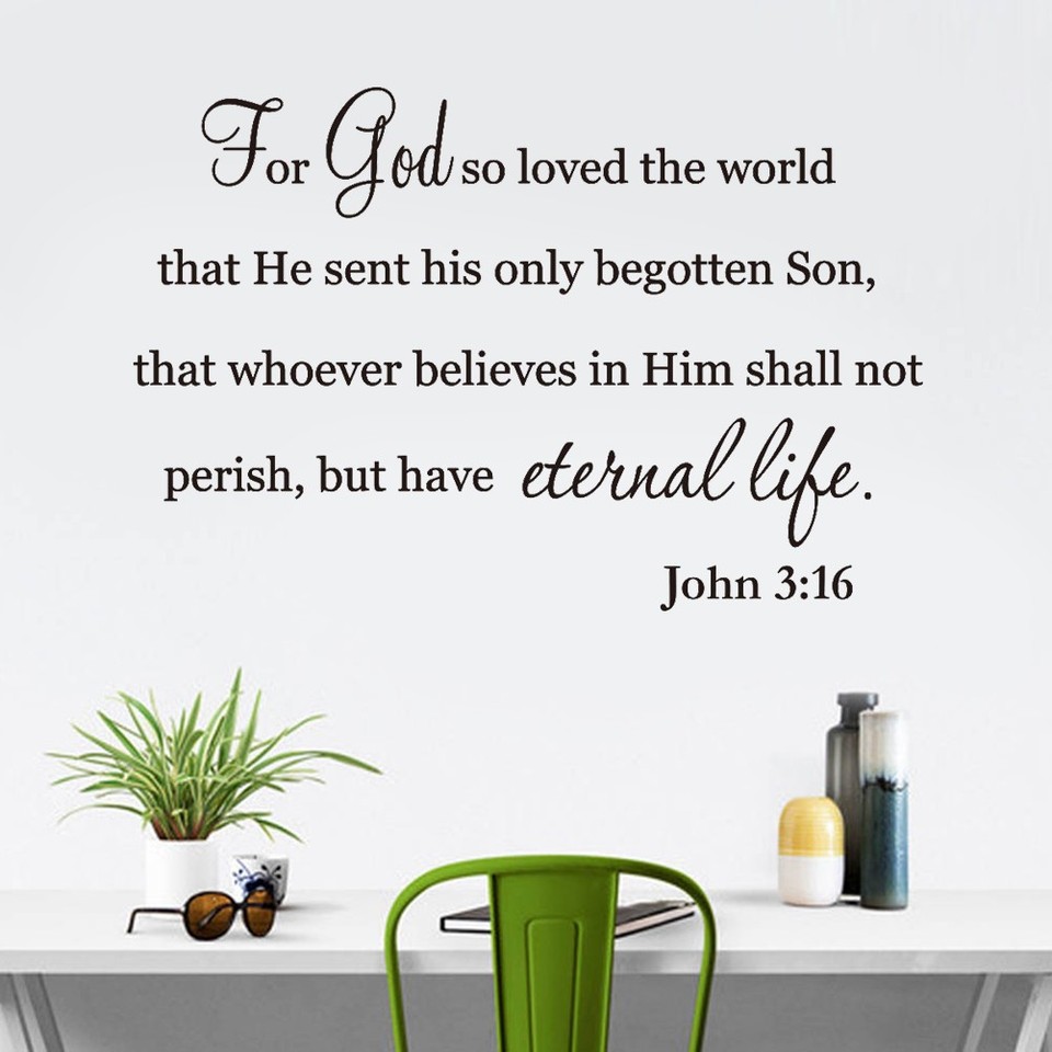 Bible Verse Scripture Christian Wall Art Sticker Decal Wallpaper EBay UK bible-verse-scripture-christian-wall-art-sticker-decal-wallpaper-ebay-uk