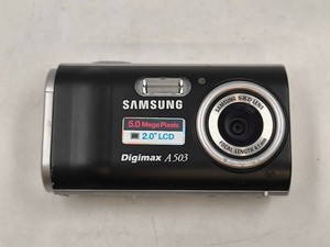 Samsung Digimax A503 5.0 MP Digitalkamera Schwarz - Defekt Für Ersatzteile