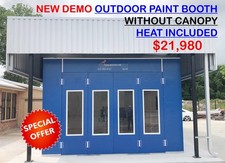 Outdoor Demo Paint Booth Without Canopy Heating System Included
