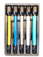 Snap On Tools 305TSKTA 5 Piece 1/2” Drive Torque Stick Extension Set & Tray MINT