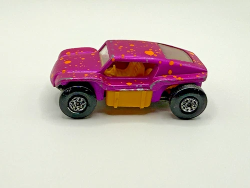 1970 VTG LESNEY MATCHBOX SERIES #30 BEACH BUGGY PINK / ORANGE SUPERFAST 1:64 CAR