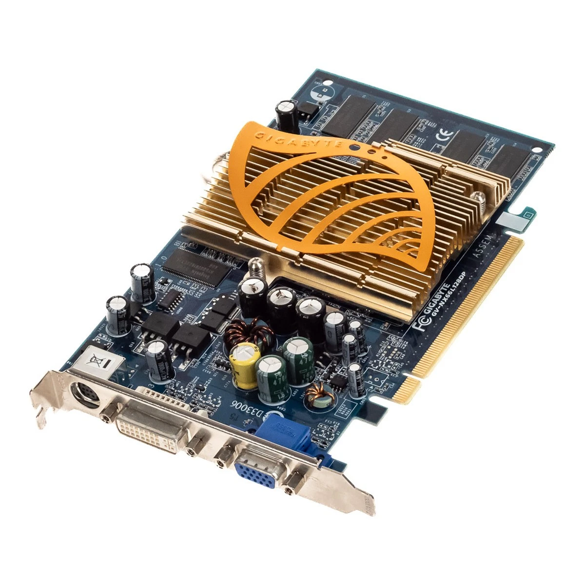 Gigabyte GV-NX62LTC256T-RH GeForce 6200 256MB PCI-E