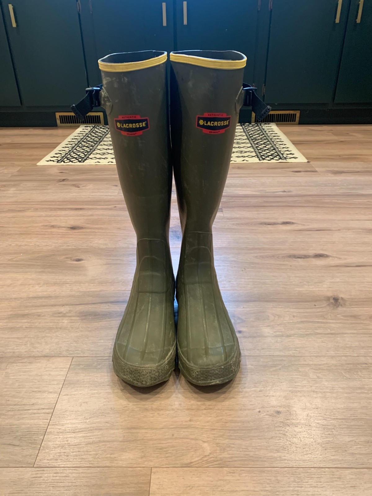 's Non-insulated Rubber Boots Size 8