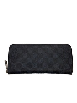 Louis VUITTON Long Wallet Zippy Vertical Dami Eco Baltic PVC NVY Men's Used