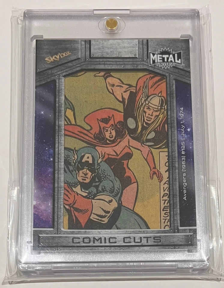 MARVEL COMIC CUT - 2023 - METAL UNIVERSE AVENGERS - CC-AV50 - 14/65 - AV #125 - Image 3 of 4