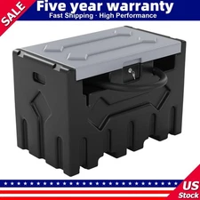 🔥52 Gallon Portable Diesel Fuel Tank with 12V Pump Auto Fueling Nozzle Transfer