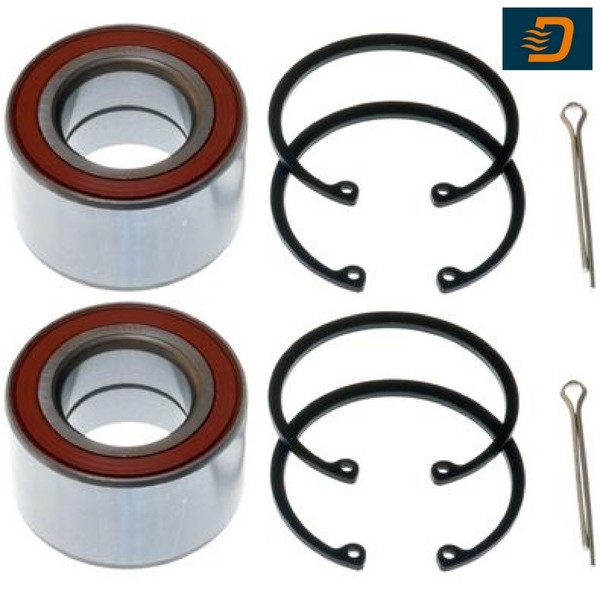 2X Radlagersatz Denckermann W413011 2 Radlager Satz Links Rechts Vorne-image