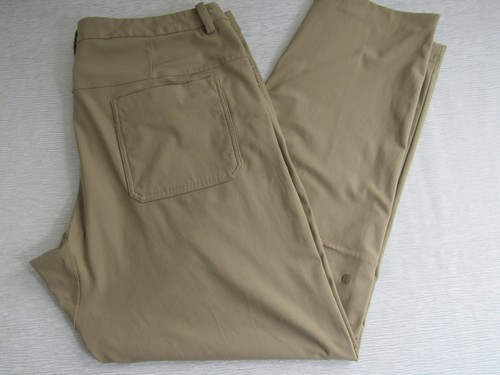 Pantalone Lululemon Uomo Beige Elasticizzato Chino Performance Misura 39 x 31! - Foto 12 di 12