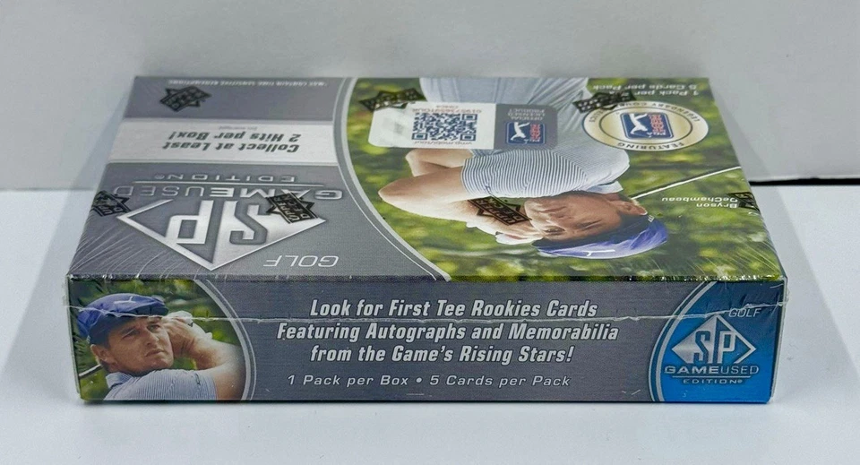2021 Upper Deck SP Game Used Golf Hobby Box Brand New Factory Sealed - Image 3 of 4