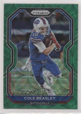 2020 Panini Prizm Green Scope Prizm 51/75 Cole Beasley #5 1l2