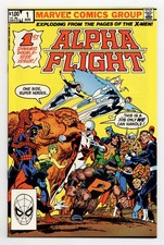 Alpha Flight 1D VF- 7.5 1983 1st app. Puck