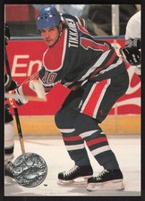 Esa Tikkanen, 1991-92 Pro Set Platinum, #39, Edmonton Oilers,