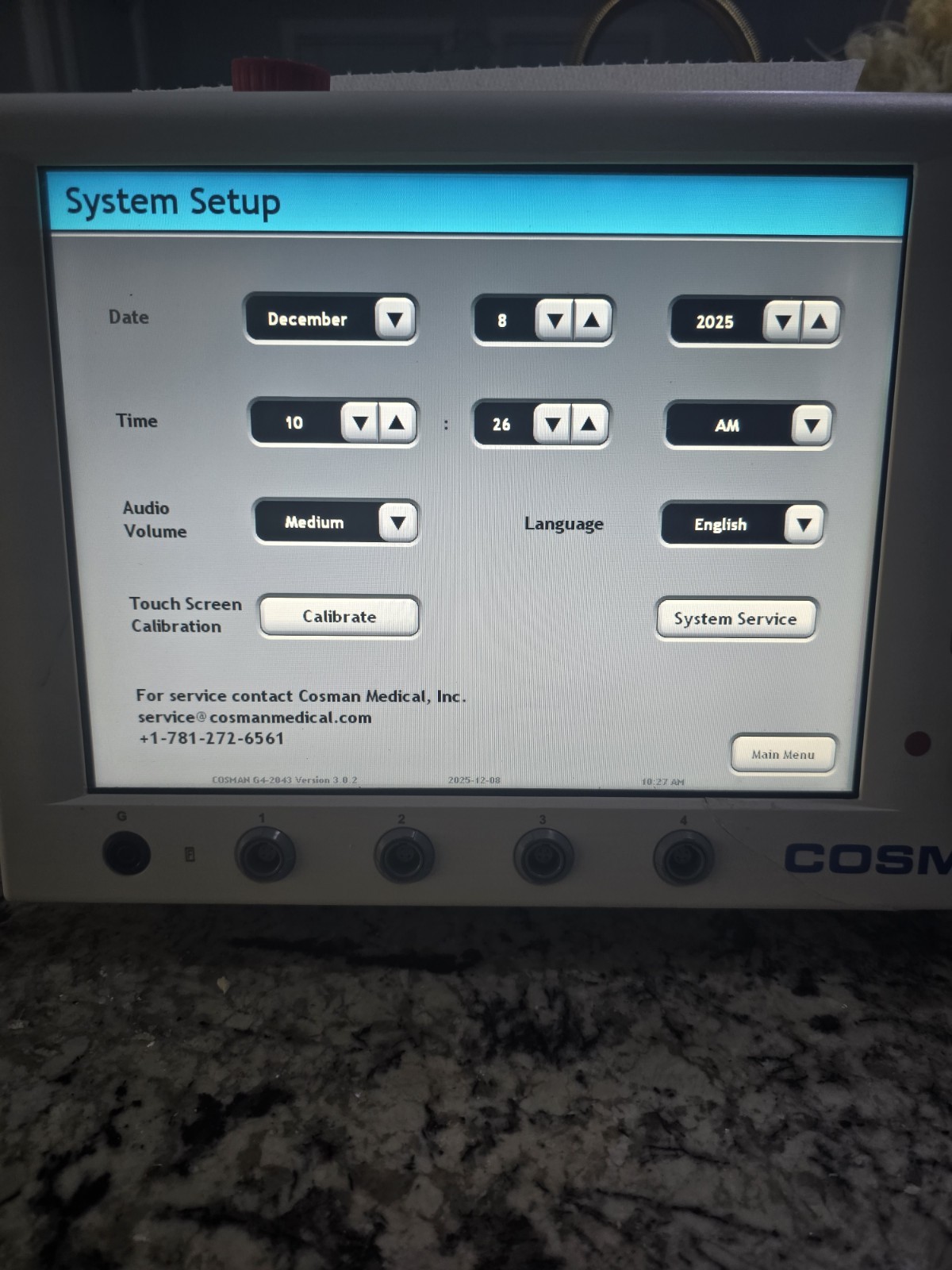 Cosman Boston Scientific G4 Radiofrequency Generator RFG-4 with Warranty 