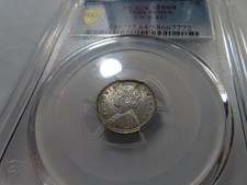 M22 India British 1898-C Silver 2 Anna SW-6.441 PCGS MS-64 Top Pop:1/0 Finest!